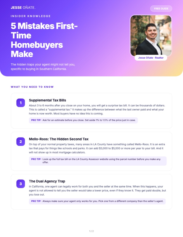 5 Mistakes First-Time Homebuyers Make Guide